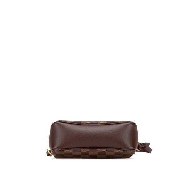LOUIS VUITTON Brown Damier Leather Pouch - Picture 3 of 10